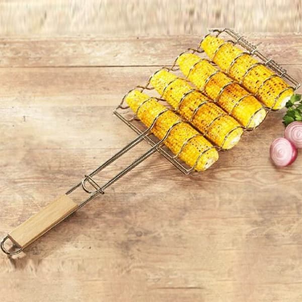 BBQ-grillitarvikkeet, grillikori maissintähkille