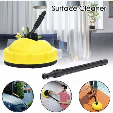 Rotating Brush for Karcher K Pressure Washer - 28 cm Cleaning Width - Splash Guard - High-Speed Nozzles