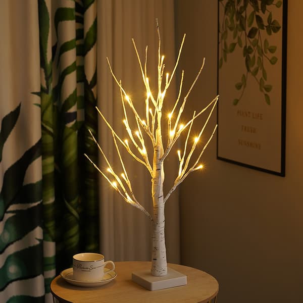 Birch Tree Light, 60cm 24 LED, Battery Operated, Party Decoration, Home Decor