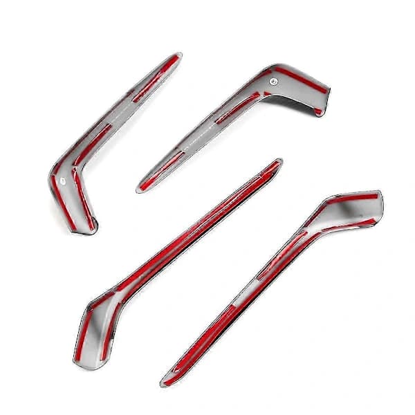 Carbon Fiber Front Rear Fog Light Strips For Hatchback 2020 2021 [CO]