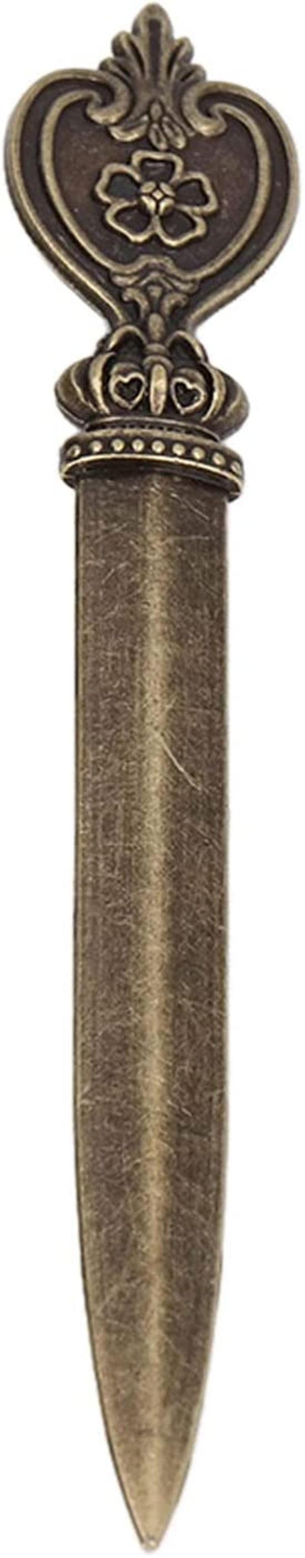 Bærbar vintage brevåbner i metal (c-stil) 1 stk-FX-
