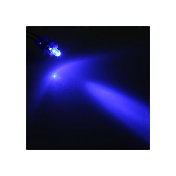 10x LED-instrumentpanelmätare B8-5D T5-lampa med BLÅ support TUNING bil
