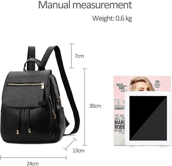 Fashionable Women's Backpack Mini Backpack Leather Ladies Backpack, ZQKLA