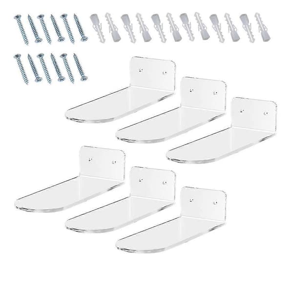 Floating Shoe Rack - 6-Tier Wall-Mounted Shoe Shelf - Sneaker Levitation Display Shoe Rack for Wall