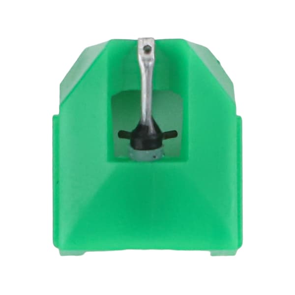 Udskiftningsstift kompatibel med Audio-Technica VM95-seriens pickupper, elliptisk nål, grøn