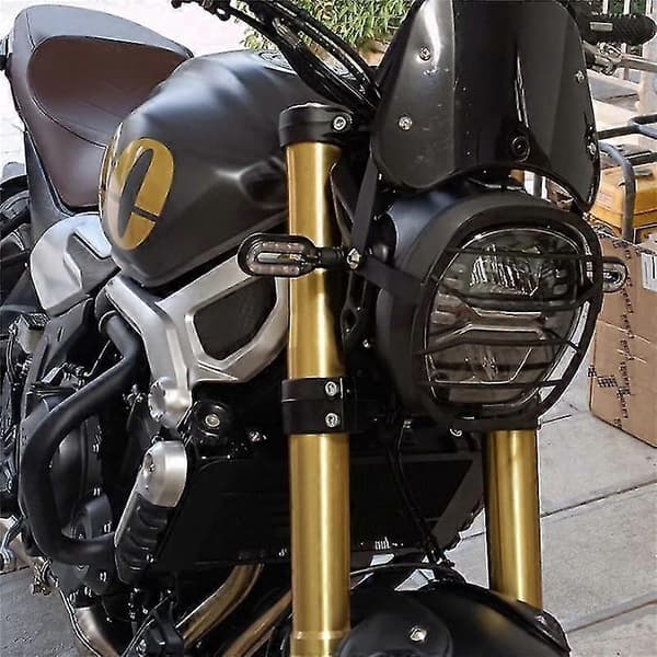 Motorcycle Headlight Protector Grill Headlight Lamp Grille Light Cover For Loncin Voge 5
