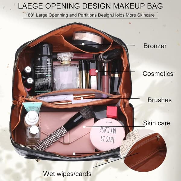 Makeuptaske - Makeuptaske til rejser - Toilettaske - Makeup Organizer - Makeup Etui