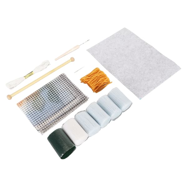 Latch Hook Mattkit DIY Latch Hook Hantverkspaket för Barn Vuxna Sovrum Heminredning Gåva