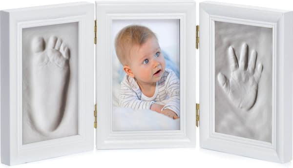 Baby Photo Board Set with Hand and Footprint