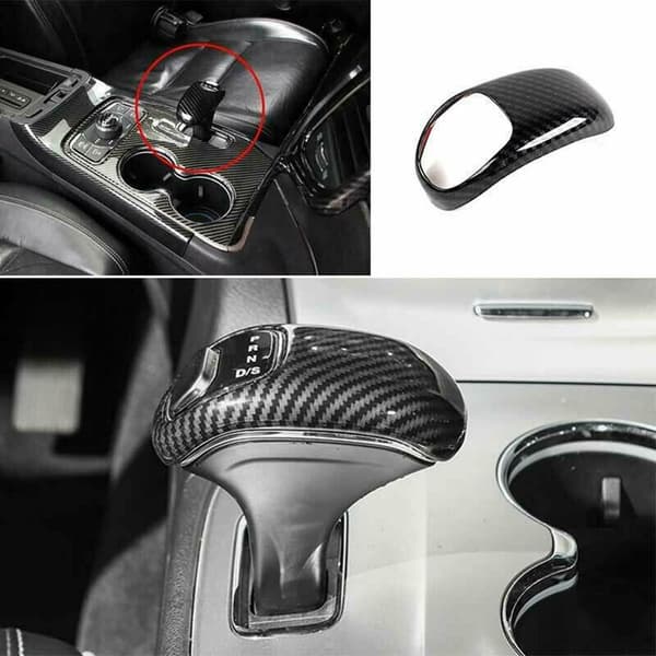 For Grand 2014-2015 Fiber Gear Shift Knob Cover Decoration