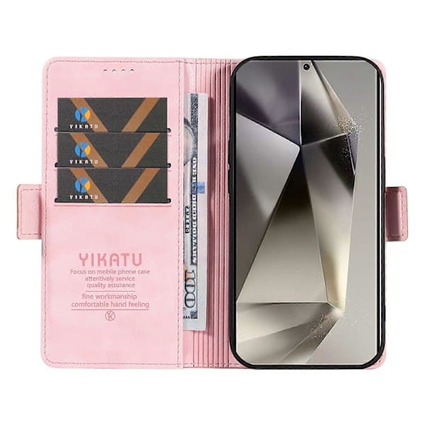 Til Samsung Galaxy S25 Ultra Cover Sidespænde PU Læder Telefonbeskyttelse Litchi Tekstur