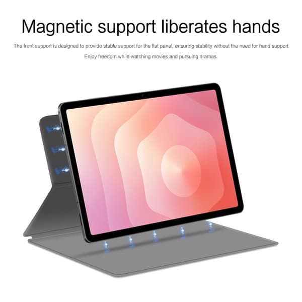 Kompatibel med Samsung Galaxy Tab S11 Fodral Magnetiskt Grå 237 237
