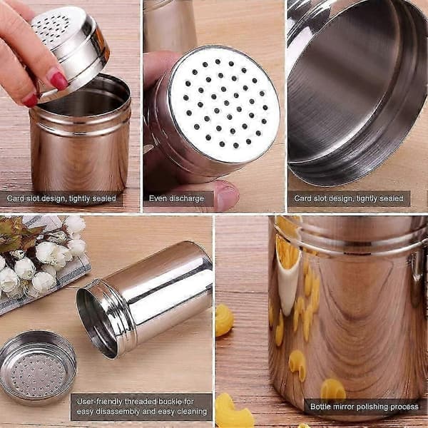 Portable Stainless Steel Spice Bottle - Kitchen Utensils - Spice Shaker (Large)