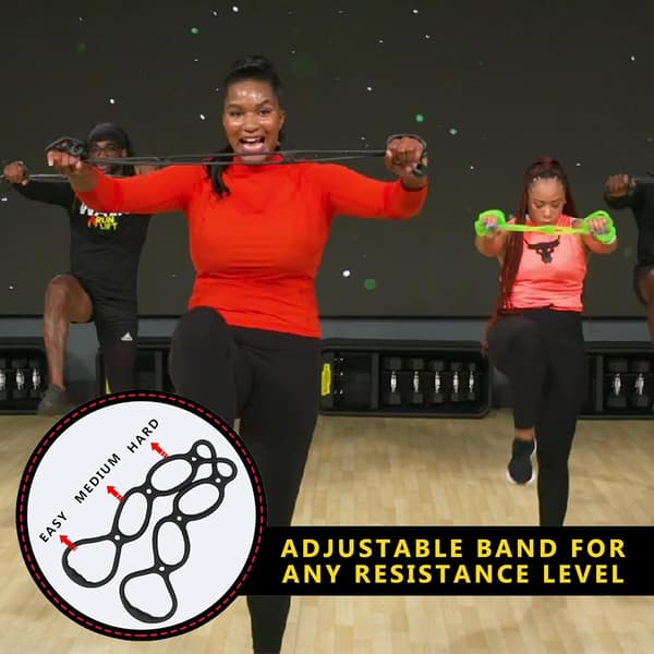 Walk at Home Resistance Bands 7 Rings Adjustable Resistance Bands for Workout Home Workout Walking Exercise Exercise Bands