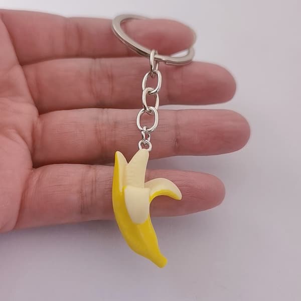 Banaan Avaimenperä Hedelmä Avaimenperä Ripustus Hartsi Ripustus Koulu Karnevaali Palkinto Lapsille