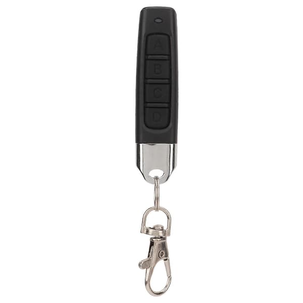 433.92MHZ Garage Door Opener Cloning Remote Control Key with Keychain Learning Button for Car Overhead Door Gate LED Light