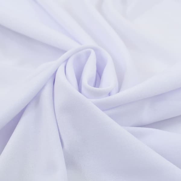 vidaXL Table Cover 2 pcs Stretch Floor-Length White 120x60.5x74 cm Vit white