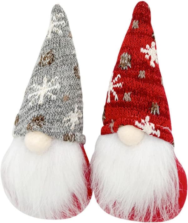 Juldekoration ansiktslös docka jultomte-hänge julgransprydnad julklapp till barn