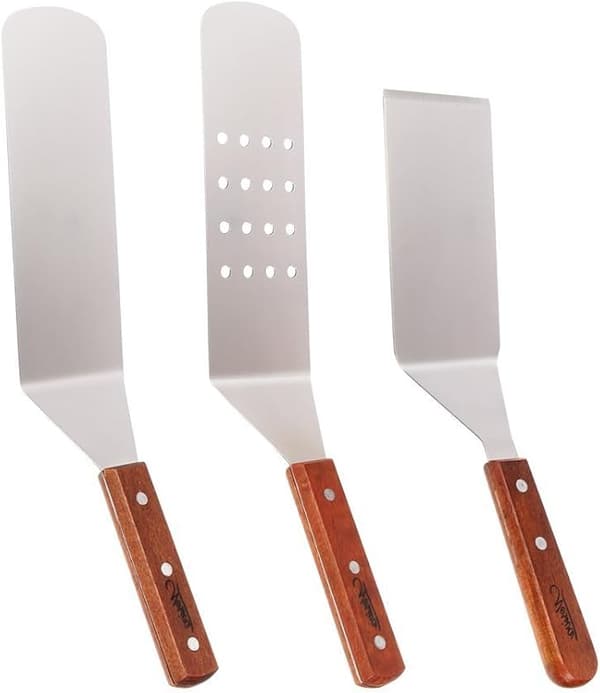 Stainless Steel Spatula Set for Cooking and Grilling - yux