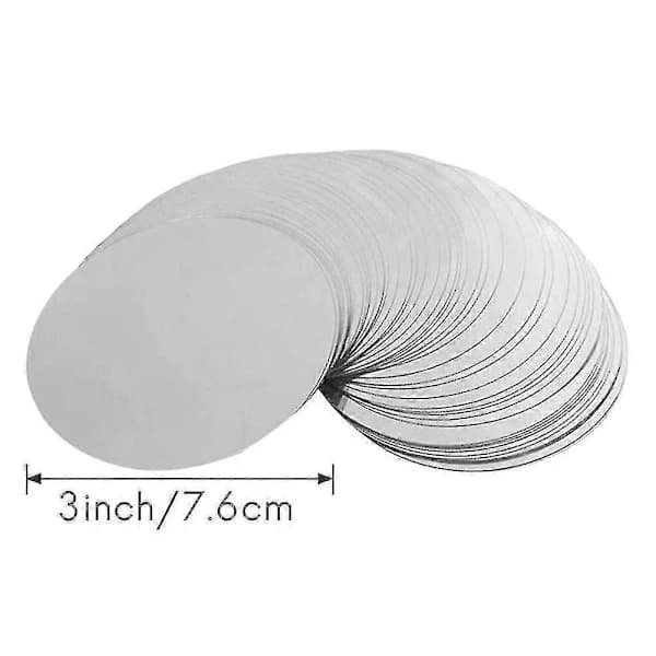 200 pcs 3 inch Silver Wine Pourer Discs Drip-Free Drip Stop Pour Spout Wine Barrel