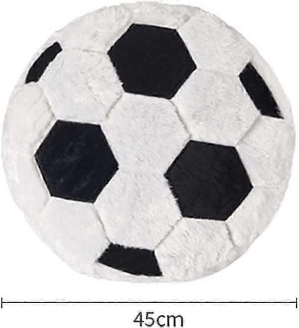 45 cm VM Fodbold Plys Pude Blød Fluffy Fløjl Fyldt Pyntepude