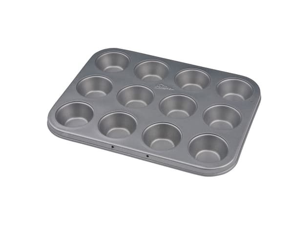 Muffinsform mini sølvfarvet Silvertop Patisse Silver silver
