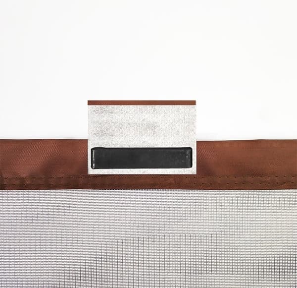 Magnetiskt Flugnät - 90 x 210 cm - Svart - Skärmdörr - Flugdörr