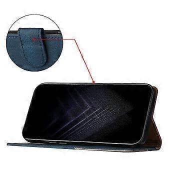 Compatible with Motorola Moto G32 Wallet Case PU Leather Card Case with Practical Stand Function - Blue Blue