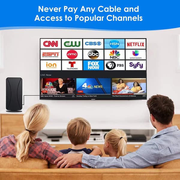 Indendørs Udendørs Højopløselig Digital TV-antenne Dvb-T2 Hdtv 5M