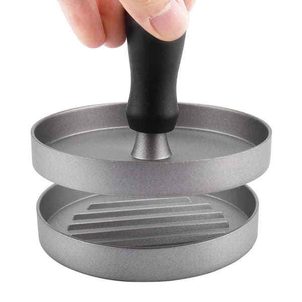 Nonstick Rund Hamburgerpresse, Bøfpresse til Kød, Grillformværktøj
