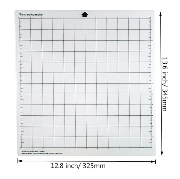 Replacement Cutting Mat for Silhouette Cameo 4/3/2/1 (12x12 inch 3-Pack - StandardGrip, LightGrip, StrongGrip)