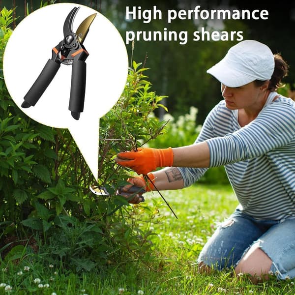 Garden Shears - Garden Scissors - Bypass Pruners - Heavy Duty Garden Tools - Bypass Pruners for Pruning Branches on Outdoor Plants