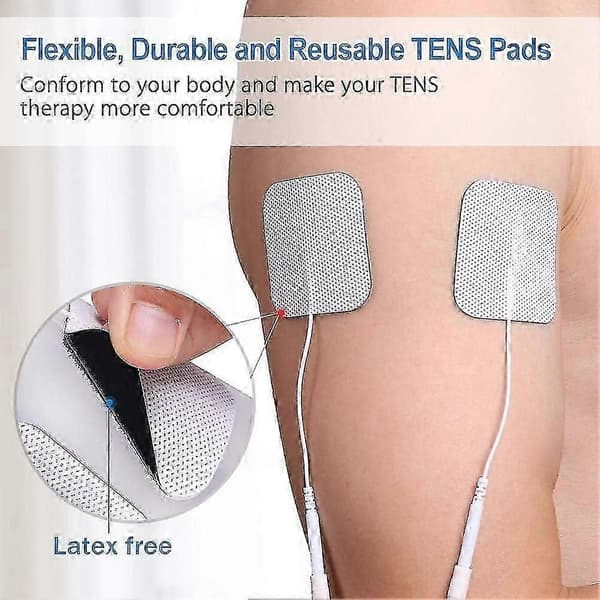Replacement Electrodes, Self-Adhesive Electrodes 20 pcs, 2\"x2\" Electrode Pads for Muscle Stimulator, Self-Adhesive TENS Electrodes for Electrotherapy