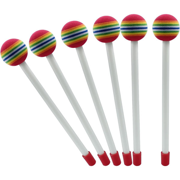 6 stk. trommestikker til voksne 6 stk. 6 PCS