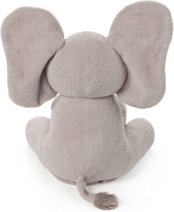 Animerad Flappy Elefant Kosedyr Babyleke Plysj For Gutter Og Jenter, Grå, 30 cm (Stiler Kan Variere)