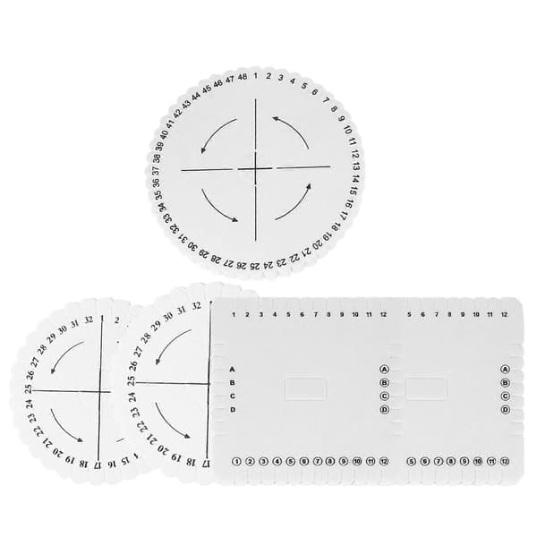 5 Pcs Professional Knitting Disk DIY Handmade Rope Disk Bead Weaving Tool