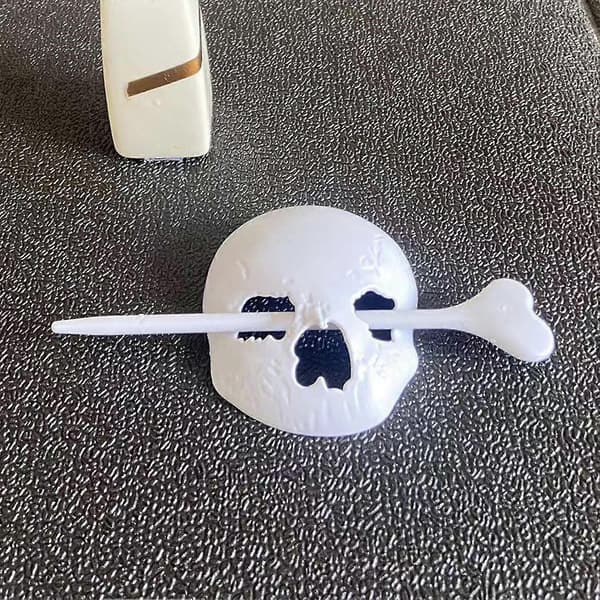 Halloween Läskig Dödskalle Hårnål Retro Gotisk Dödskalle Hår