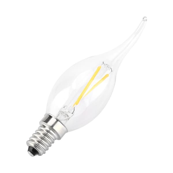 E14 2W LED Bulb Light Shape Flame Shape Warm White Light AC 220V (2W)
