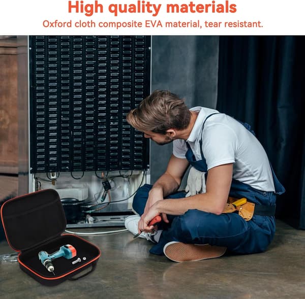 (S)Electric Drill Storage Bag, Tool Bag, Tool Container Oxford Cloth, Accessory Storage Bag Cu