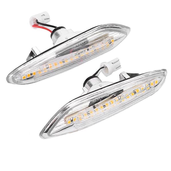 Auton LED-jarruvilkun sivumerkkivalo sopii E82 E88 E60:lle (läpinäkyvä)