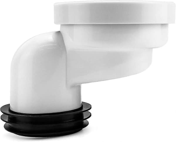 100 mm Toilet Offset Pan Tilslutning PVC Afløbsrør Tilslutning Toilet Tilbehør