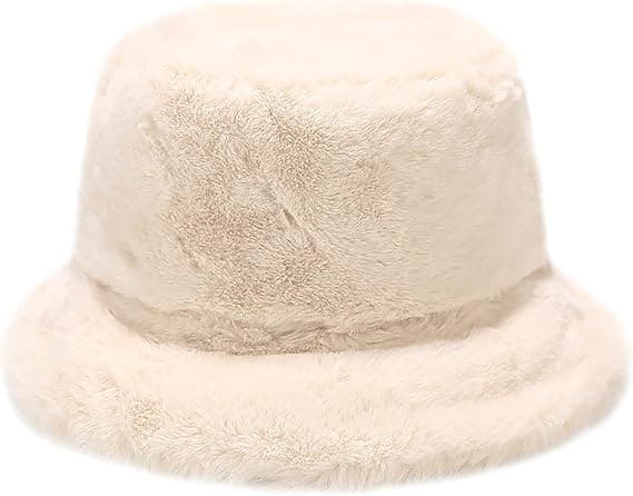 Blød og varm bucket hat til damer, vinter