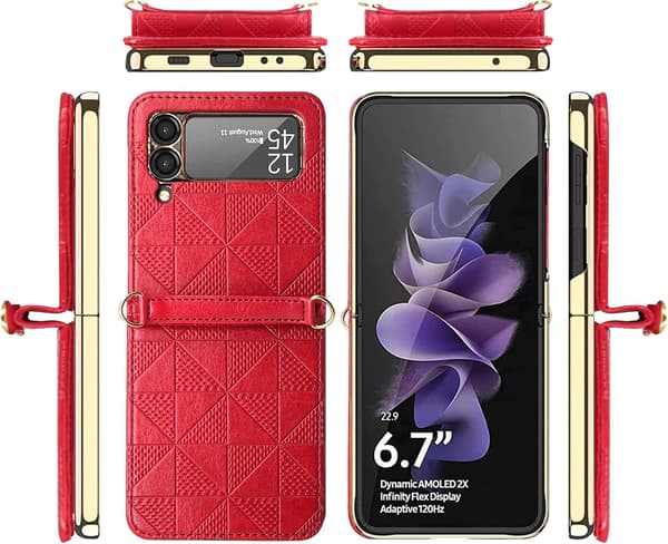 Puhelinkotelo ketjulla Galaxy Z Flip 3 5G:lle