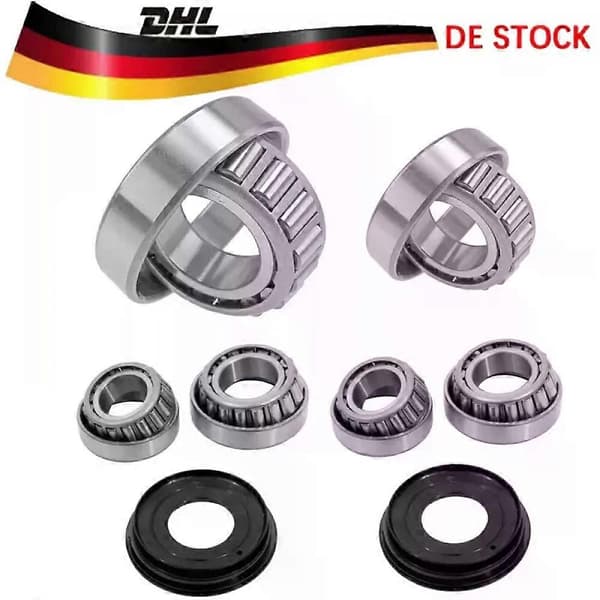 2x Trycklager Lagersats Hjul Lagersats 30204 / 30206 för BPW Peitz 234/76 / 234-76‘-PO-