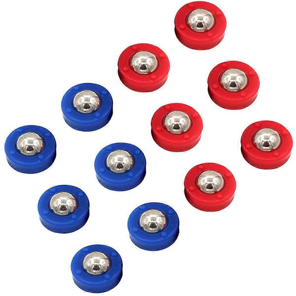 12 stk. Bordspill Shuffleboard Spill Glidende Perler Skrivebords Shuffleboard Spilltilbehør [DB]