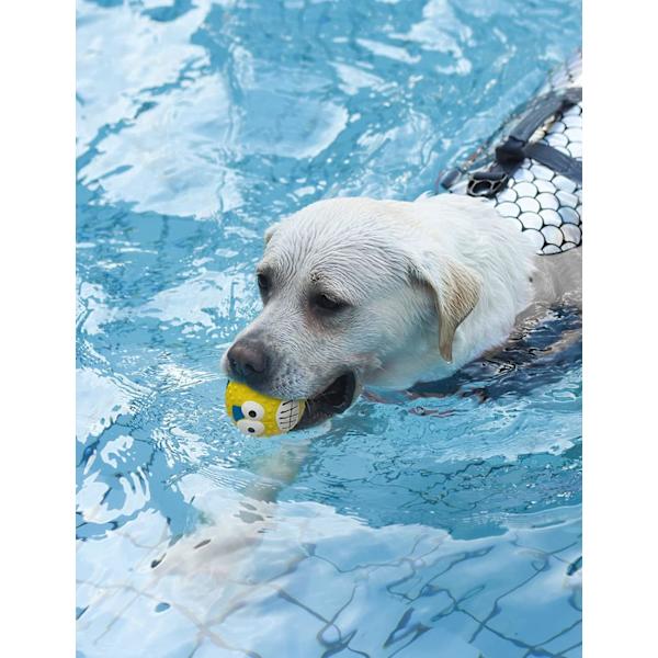4 stk hundeball-pip-leker, interaktive latex-hundleker