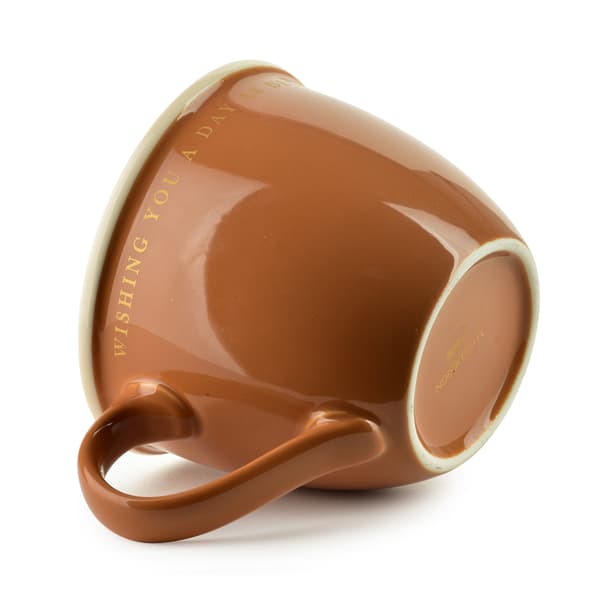 Porslinsmugg HENDIA Jumbo 11,5x15,5x9 cm Brun 1 st