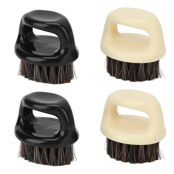 4 stk. Knuckle Børste Skæg Til Mænd Styling Overlæbe Knuckle Børste Bløde Børster Feje Skæg Mand