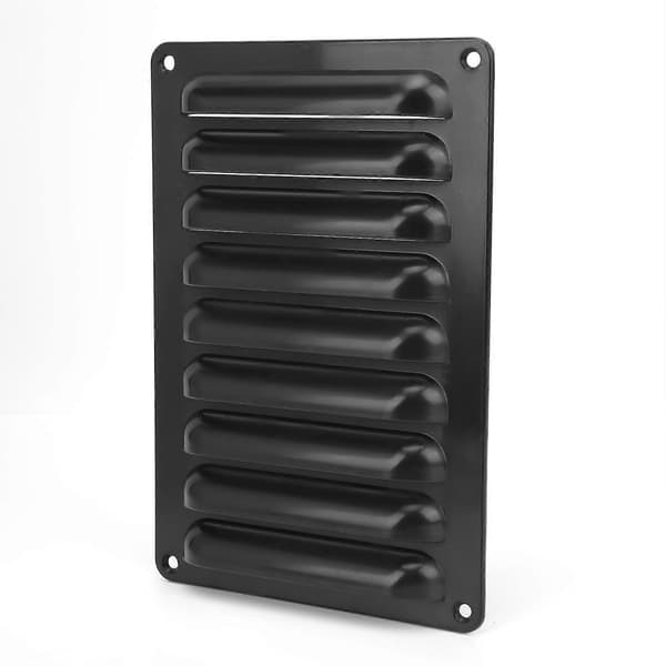 RV Grill Ventilationspanel M5 ABS Sort Professionelt Udsøgt Universal Tilbehør til Yacht Bus