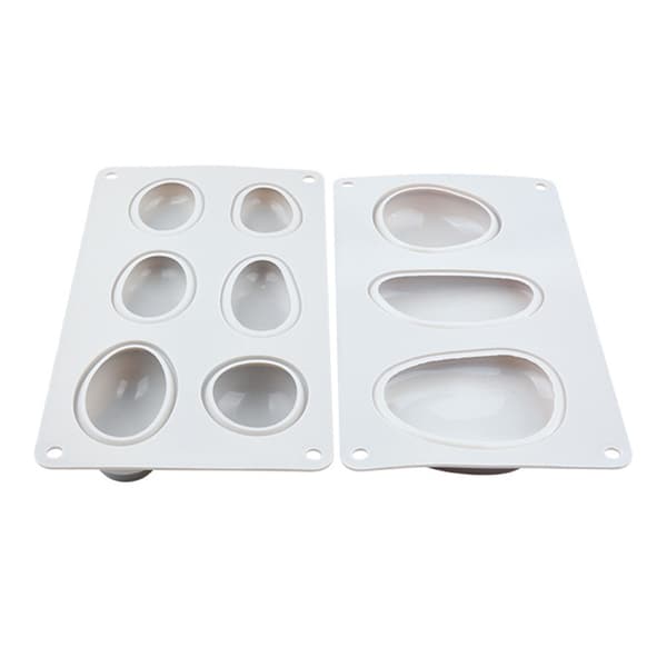 Gatesteinsformet kakeform, 3D-steinbelagt silikonbakeform for bakverk